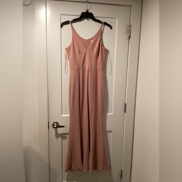 Anthropologie Dress The Population Iris Body-Hugging V-Neck Gown Size M - Picture 3 of 7